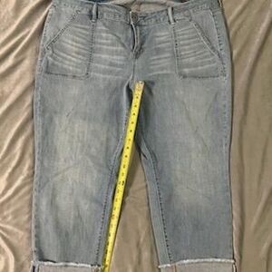 Torrid Light Blue Ankle Jeans